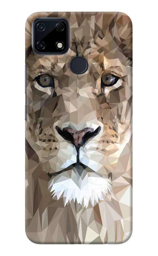 Lion Art Realme Narzo 30A Back Cover