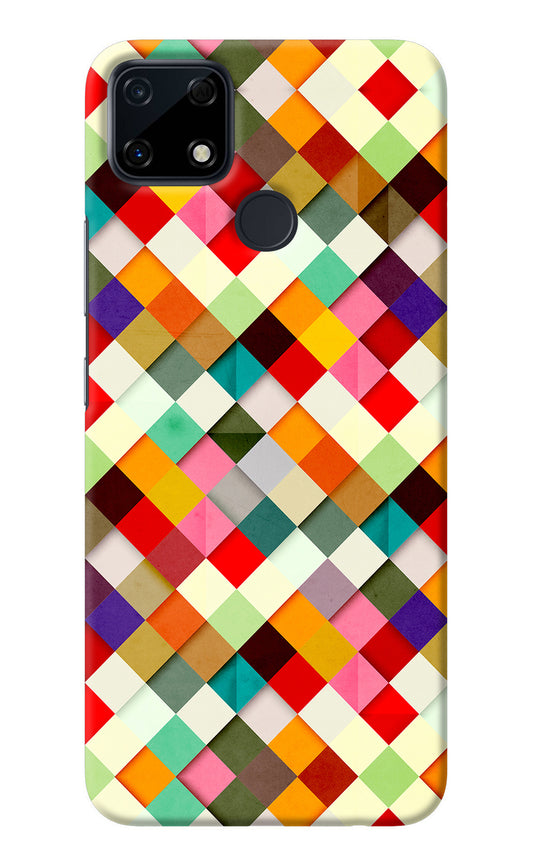Geometric Abstract Colorful Realme Narzo 30A Back Cover