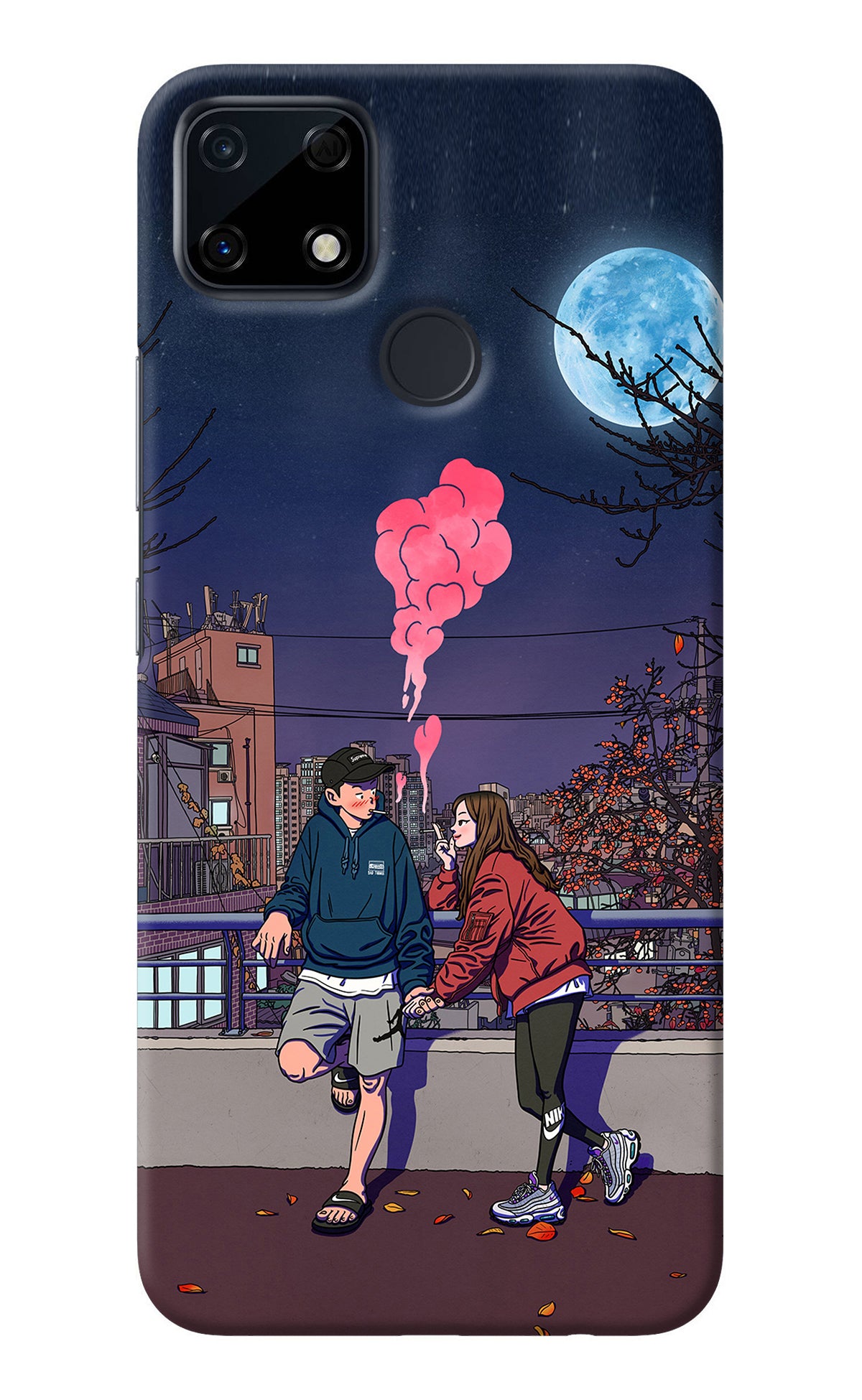 Chilling Couple Realme Narzo 30A Back Cover