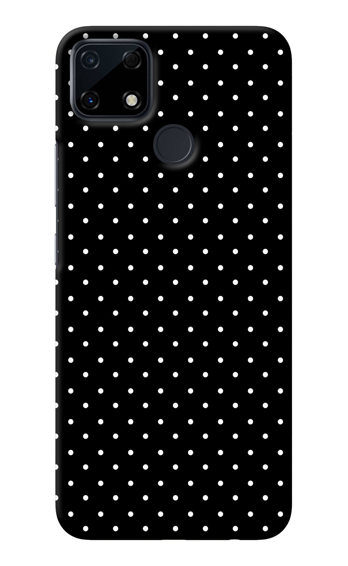 White Dots Realme Narzo 30A Back Cover