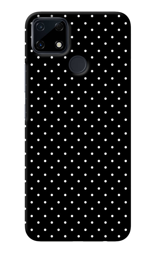 White Dots Realme Narzo 30A Back Cover