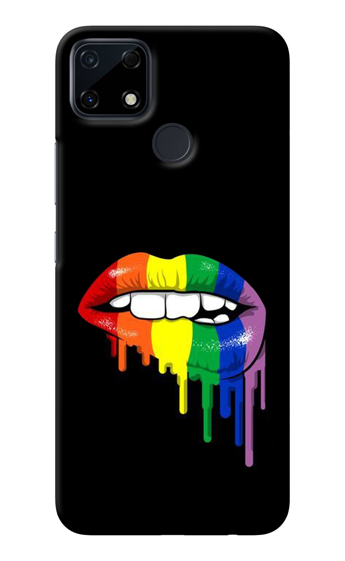 Lips Biting Realme Narzo 30A Back Cover