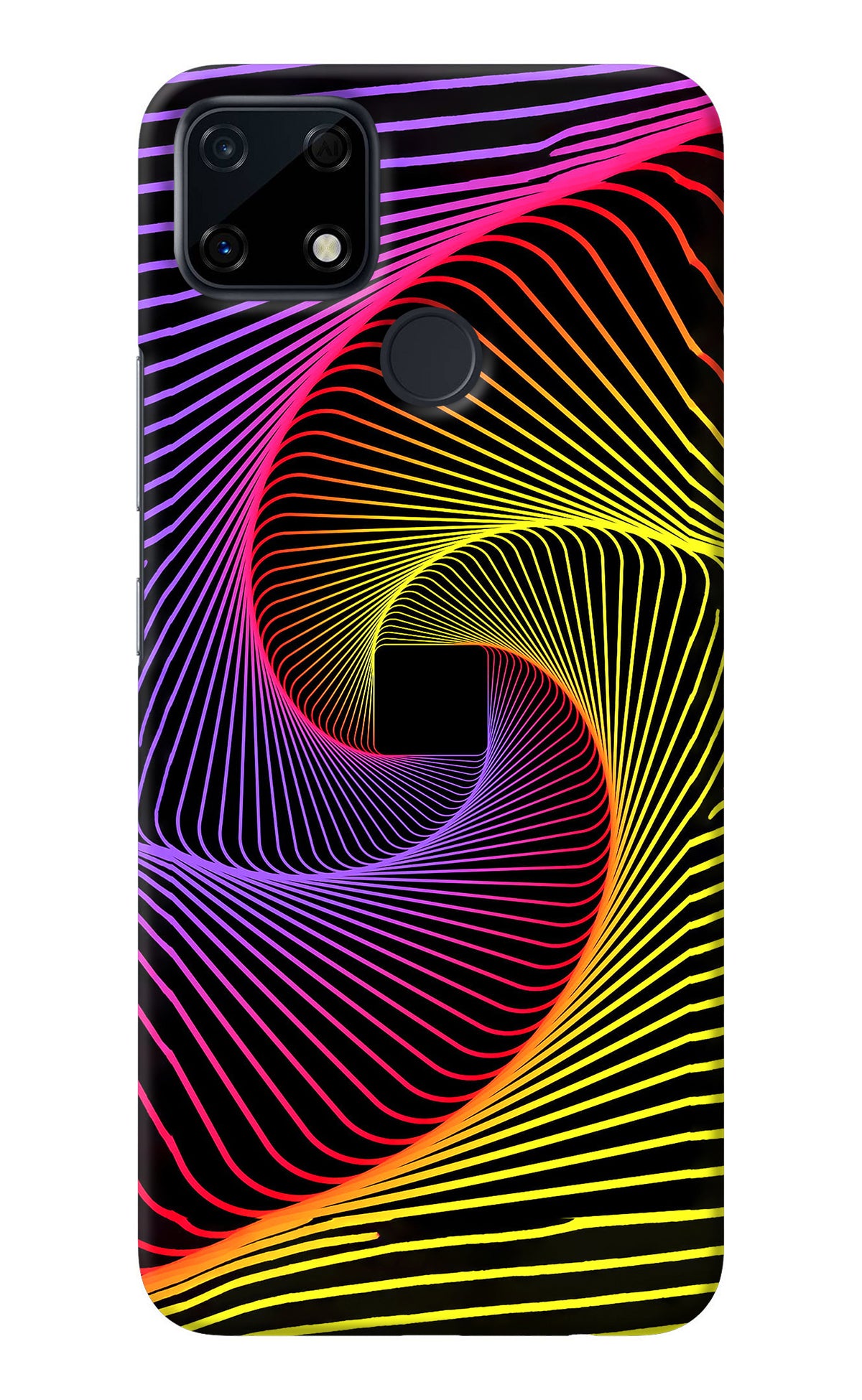 Colorful Strings Realme Narzo 30A Back Cover