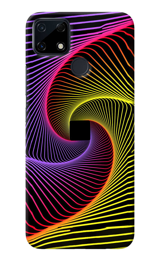 Colorful Strings Realme Narzo 30A Back Cover