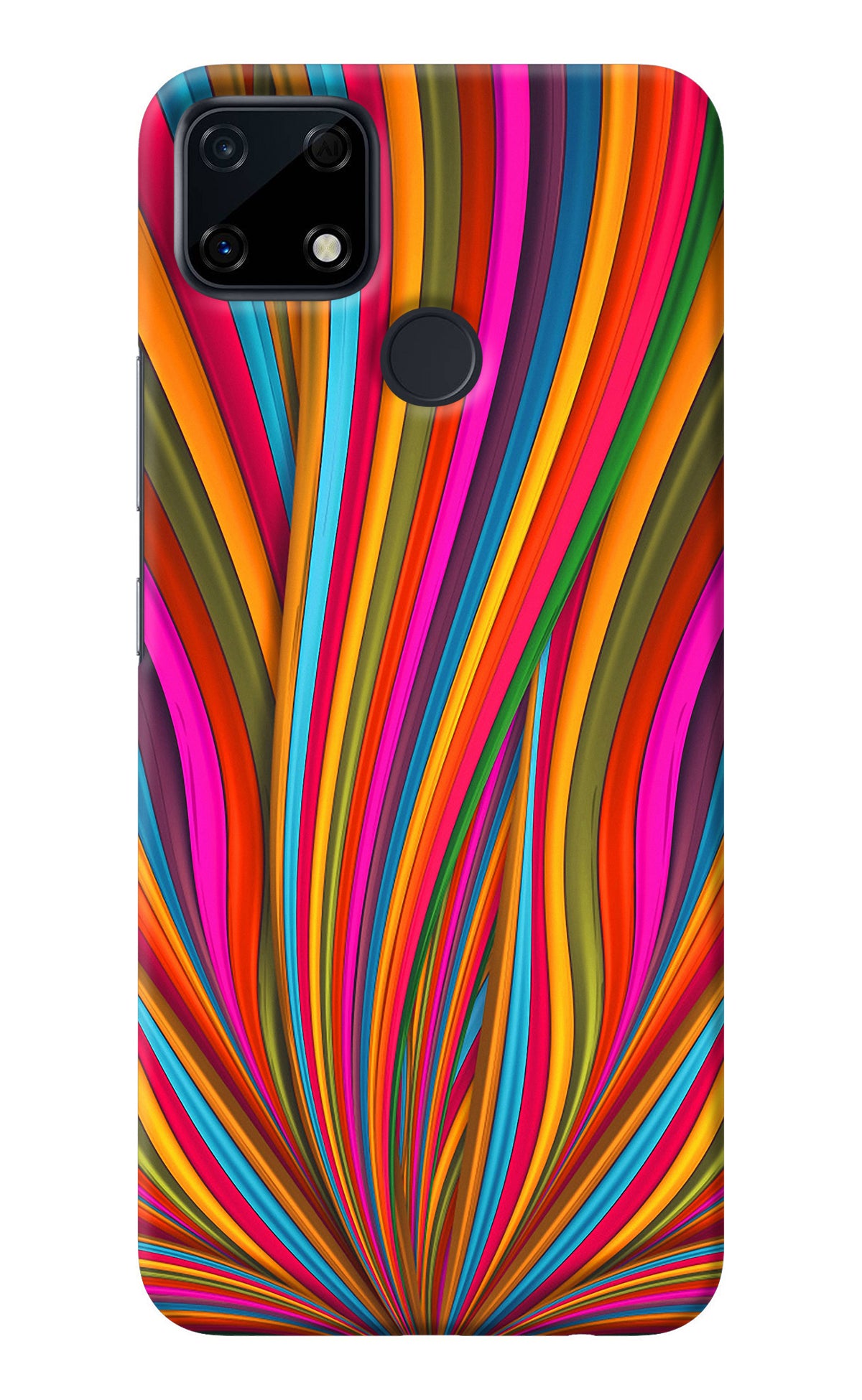 Trippy Wavy Realme Narzo 30A Back Cover