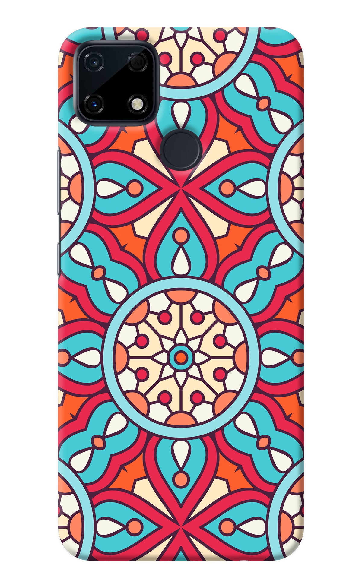 Mandala Geometric Realme Narzo 30A Back Cover