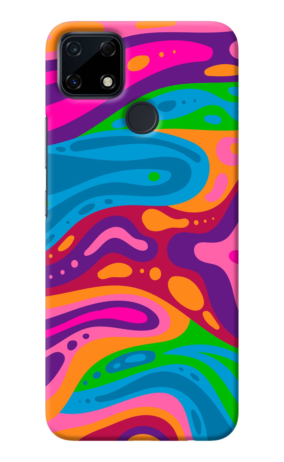 Trippy Pattern Realme Narzo 30A Back Cover