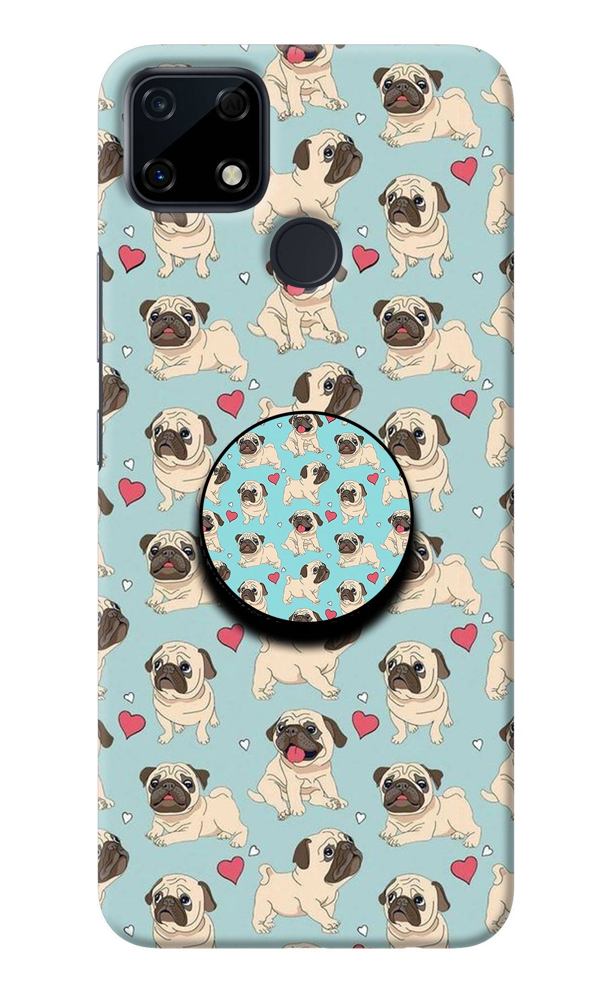 Pug Dog Realme Narzo 30A Pop Case