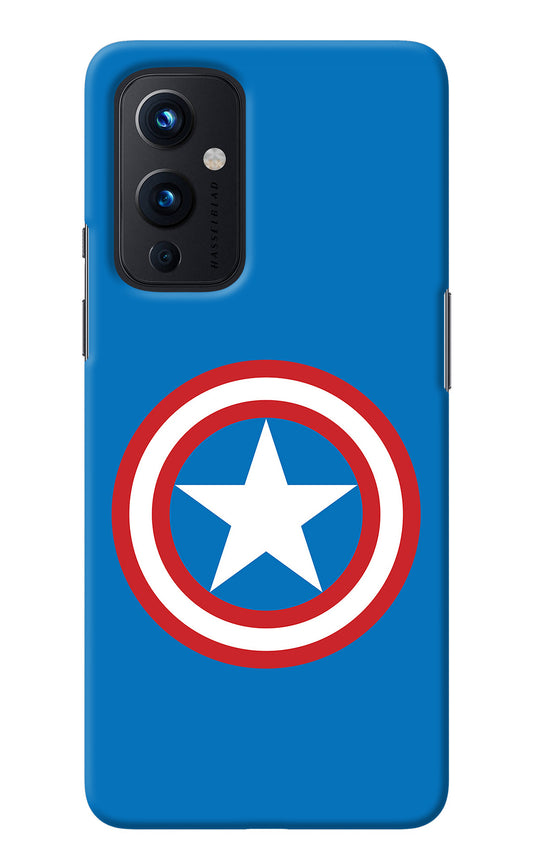 Captain America Logo Oneplus 9 Back Cover