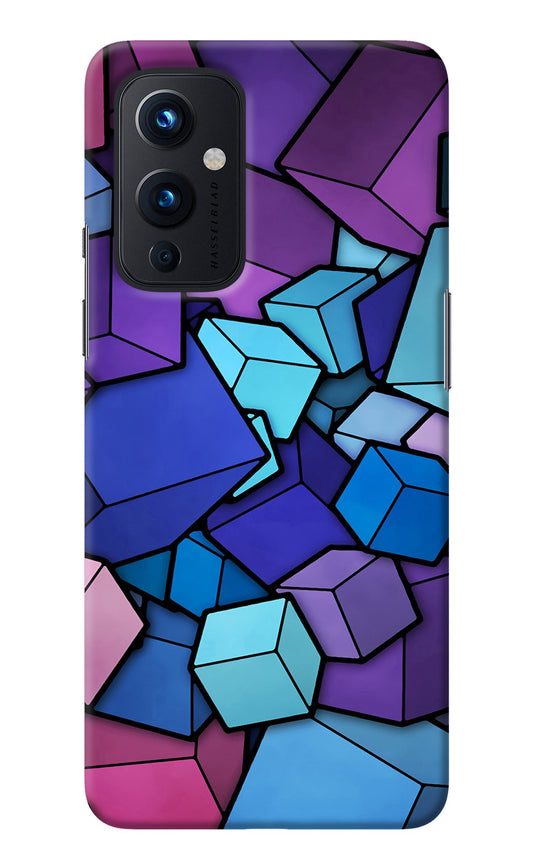 Cubic Abstract Oneplus 9 Back Cover