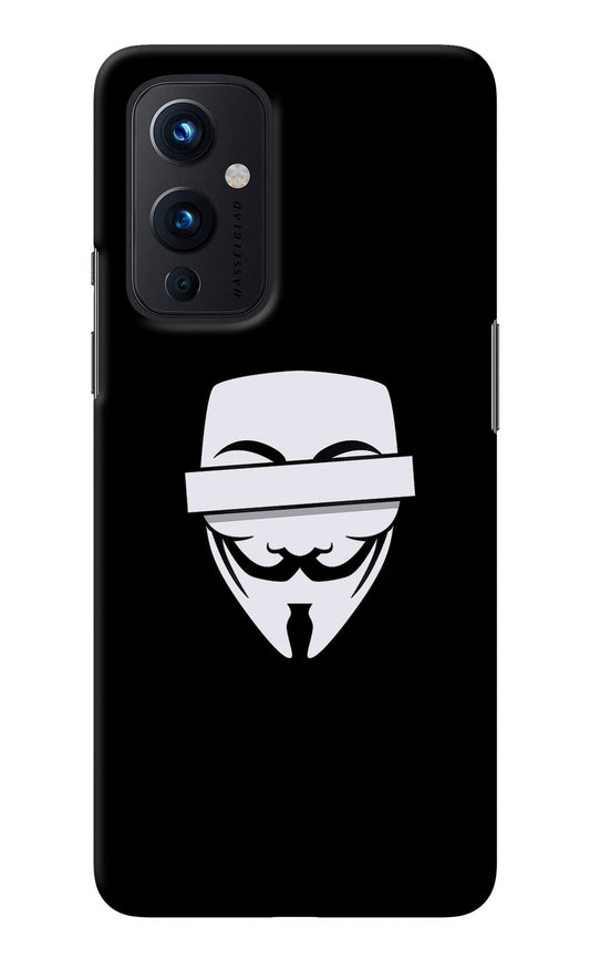 Anonymous Face Oneplus 9 Back Cover