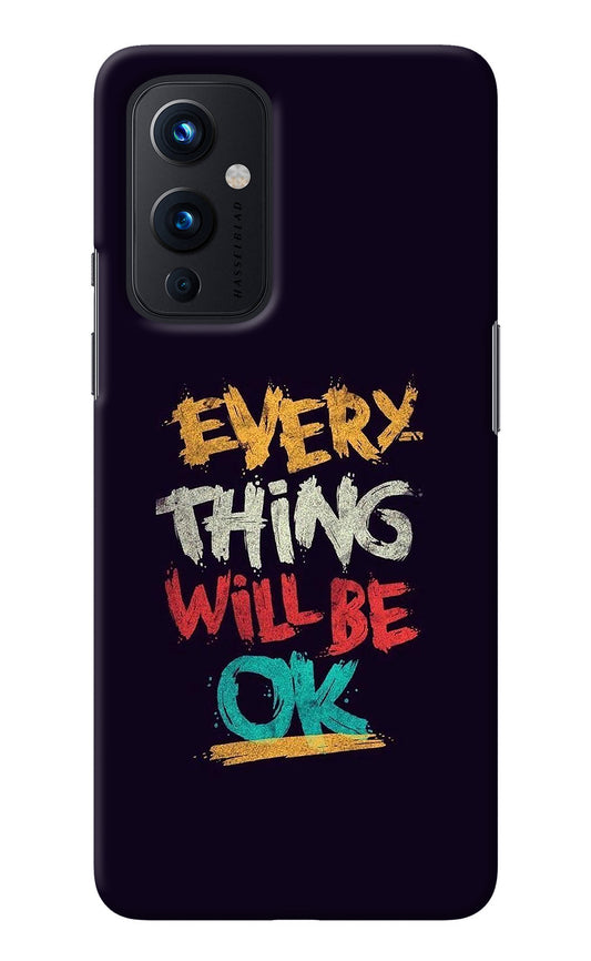 Everything Will Be Ok Oneplus 9 Back Cover