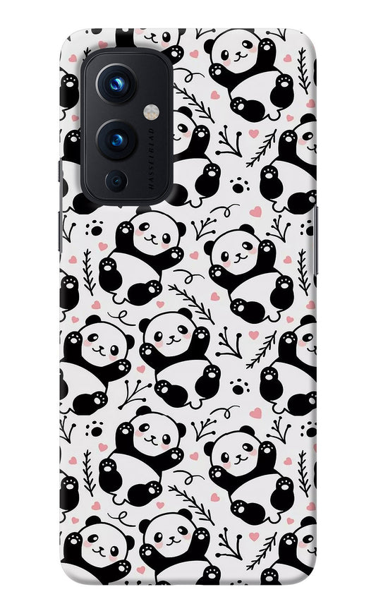 Cute Panda Oneplus 9 Back Cover