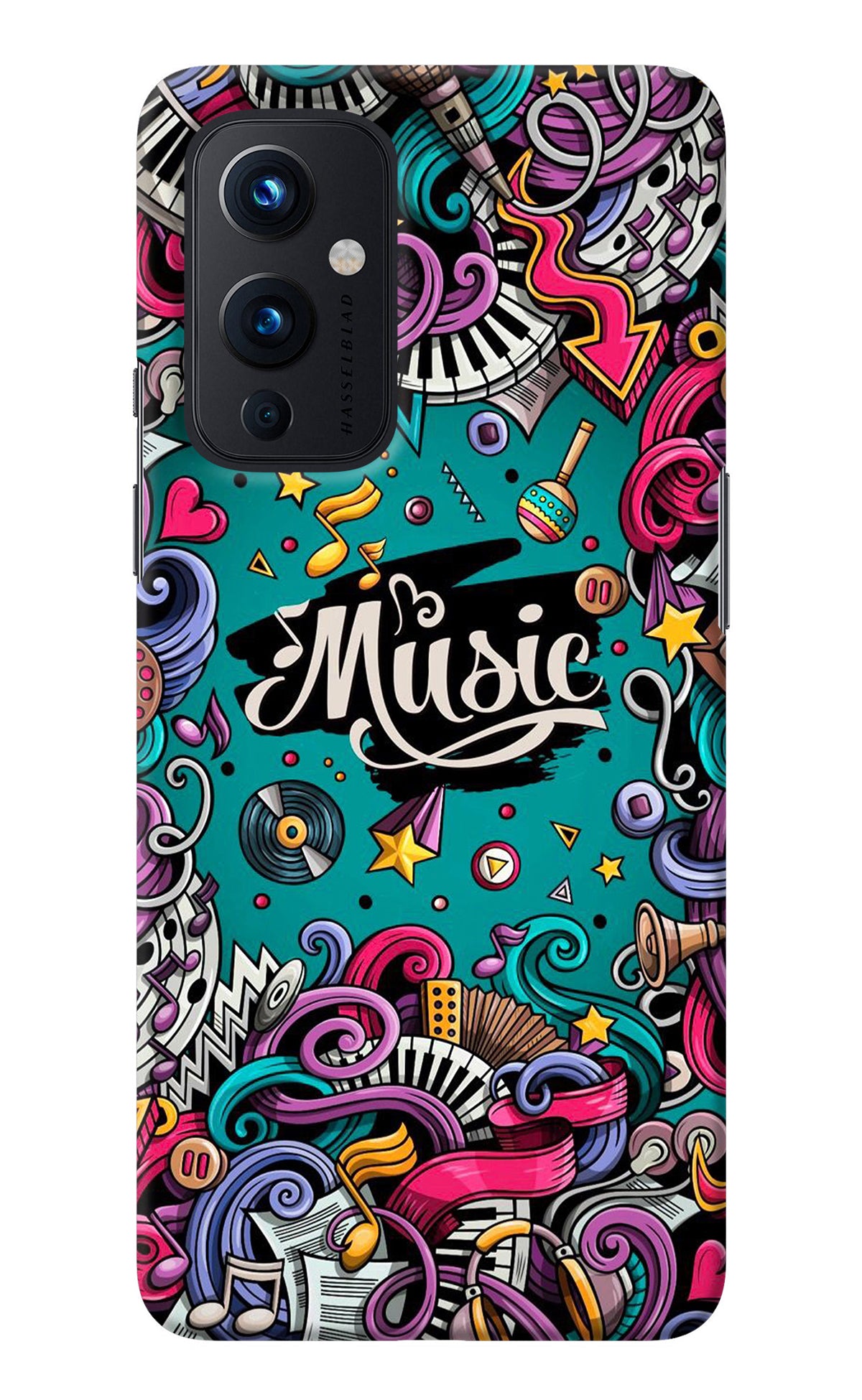 Music Graffiti Oneplus 9 Back Cover