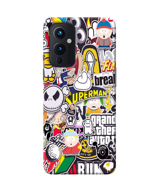 Sticker Bomb Oneplus 9 Back Cover