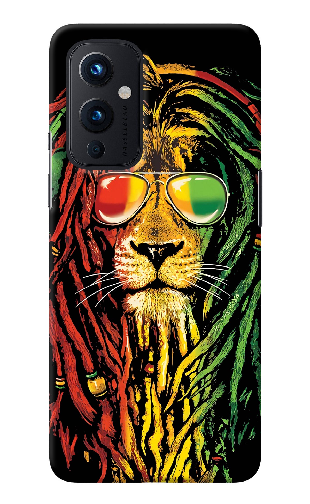 Rasta Lion Oneplus 9 Back Cover