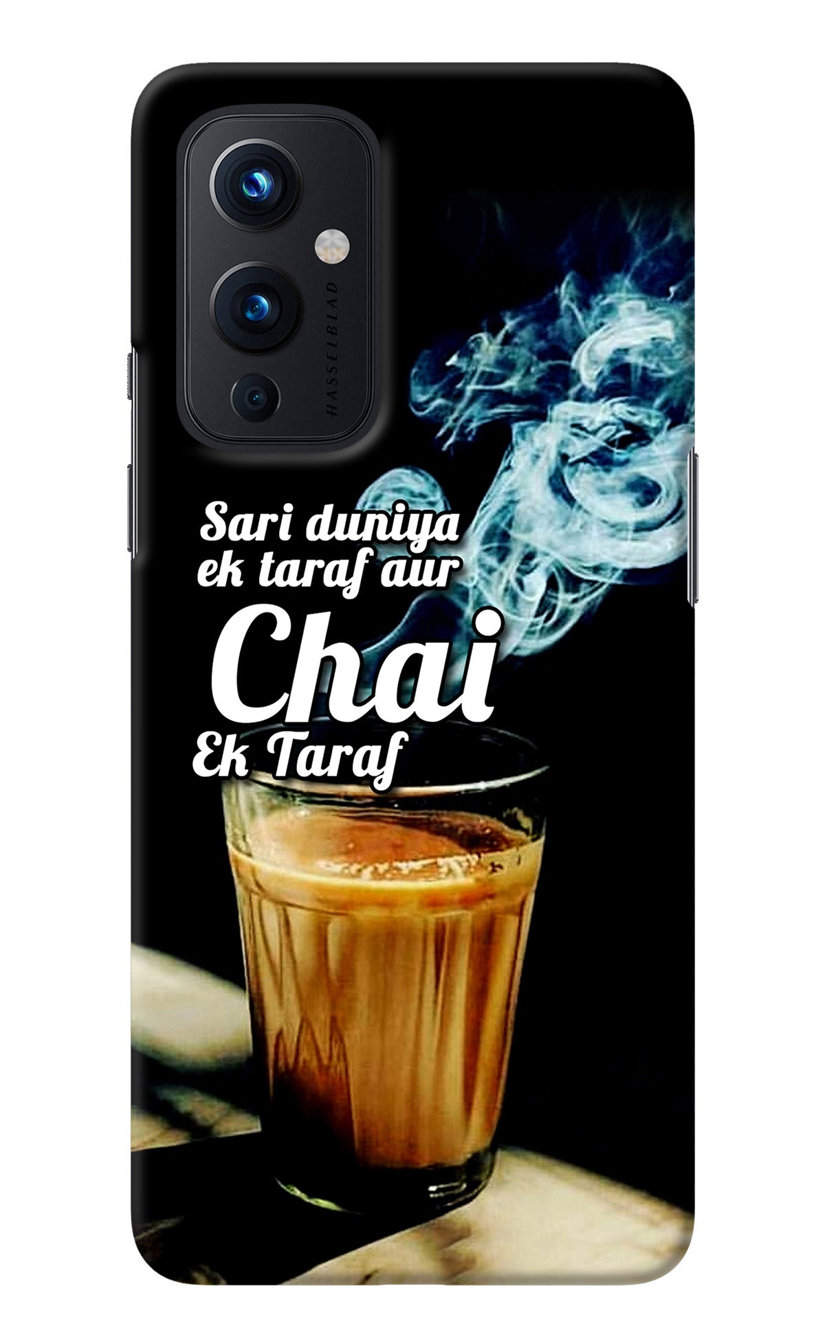 Chai Ek Taraf Quote Oneplus 9 Back Cover