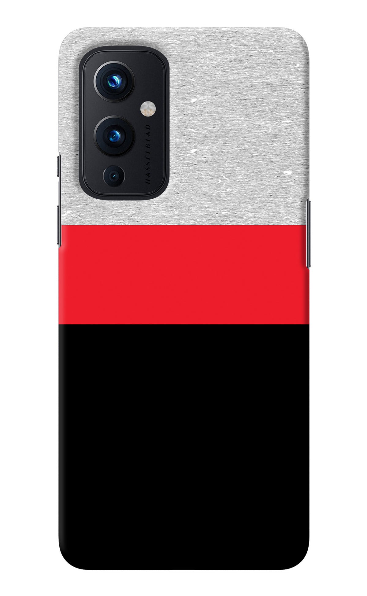 Tri Color Pattern Oneplus 9 Back Cover