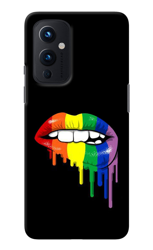 Lips Biting Oneplus 9 Back Cover