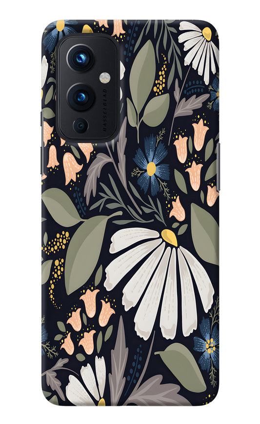 Flowers Art Oneplus 9 Back Cover