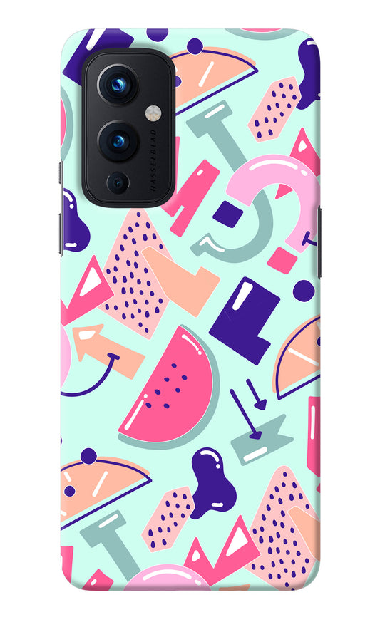 Doodle Pattern Oneplus 9 Back Cover