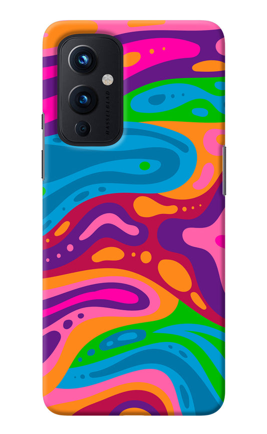 Trippy Pattern Oneplus 9 Back Cover