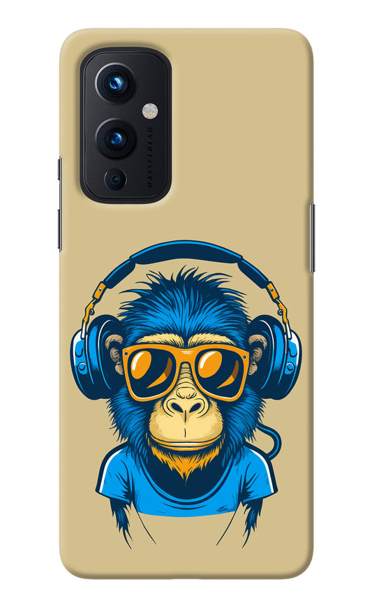 Monkey Headphone Oneplus 9 Back Cover