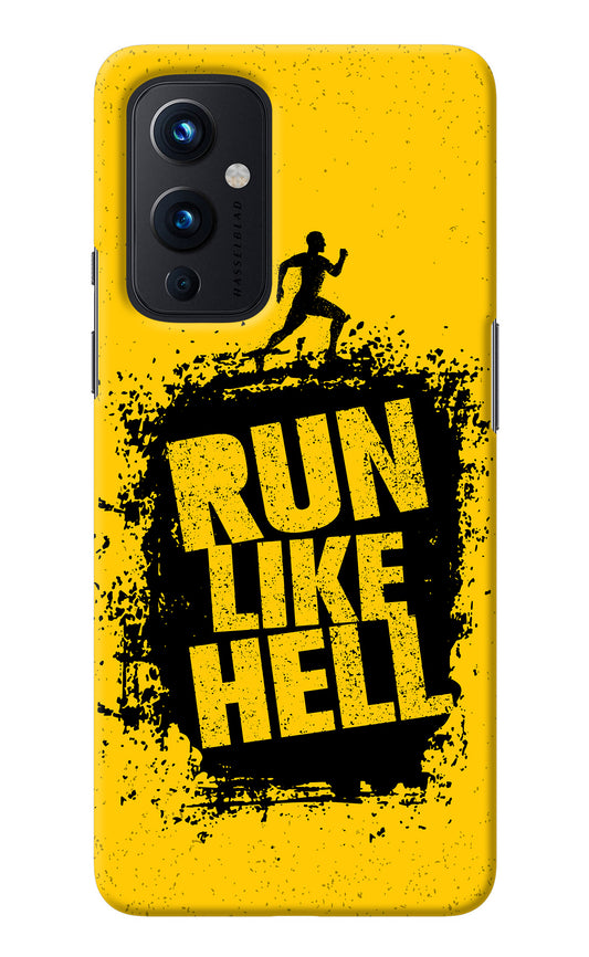 Run Like Hell Oneplus 9 Back Cover