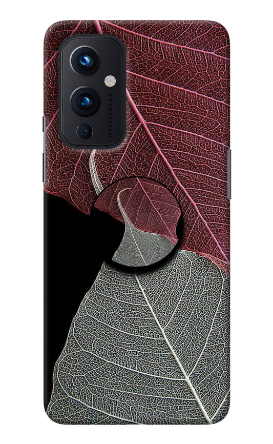 Leaf Pattern Oneplus 9 Pop Case