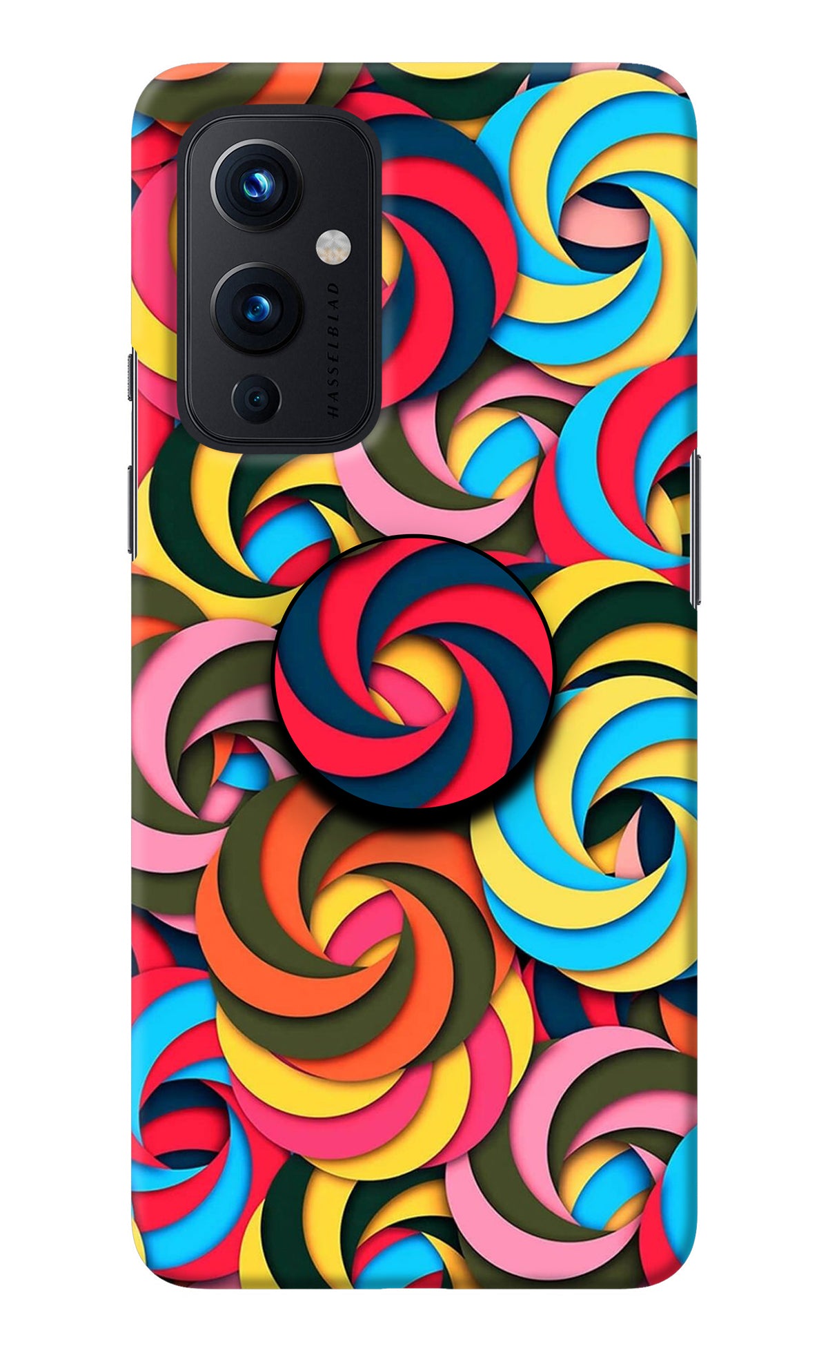 Spiral Pattern Oneplus 9 Pop Case