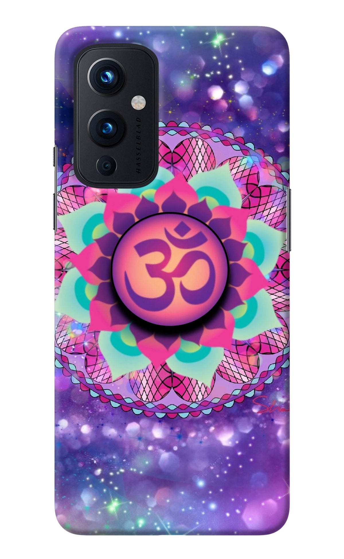 Om Purple Oneplus 9 Pop Case