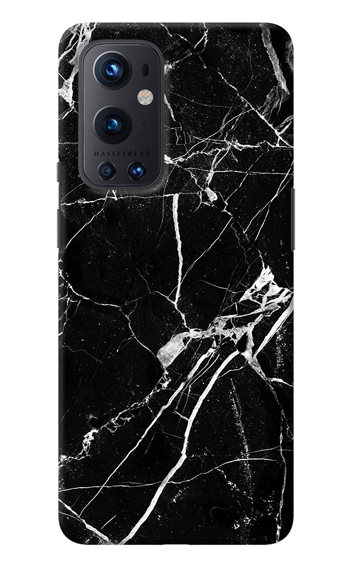 Black Marble Pattern Oneplus 9 Pro Back Cover