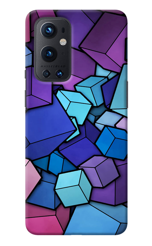 Cubic Abstract Oneplus 9 Pro Back Cover