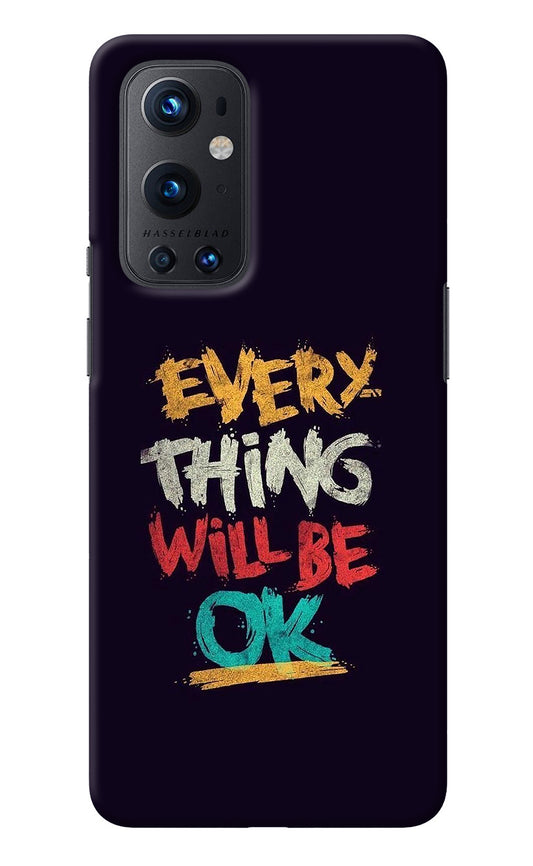 Everything Will Be Ok Oneplus 9 Pro Back Cover