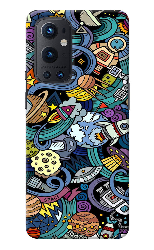 Space Abstract Oneplus 9 Pro Back Cover