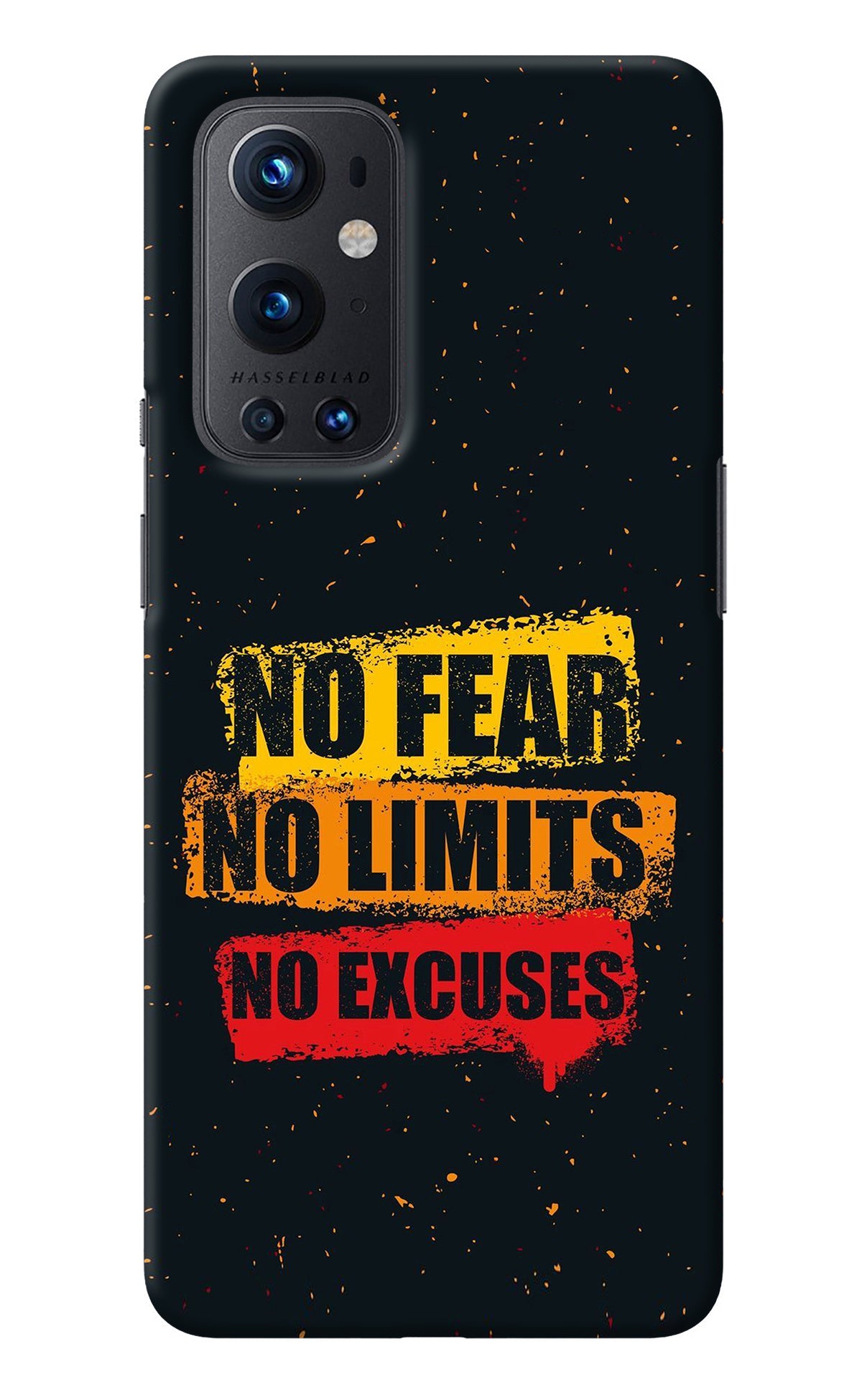 No Fear No Limits No Excuse Oneplus 9 Pro Back Cover