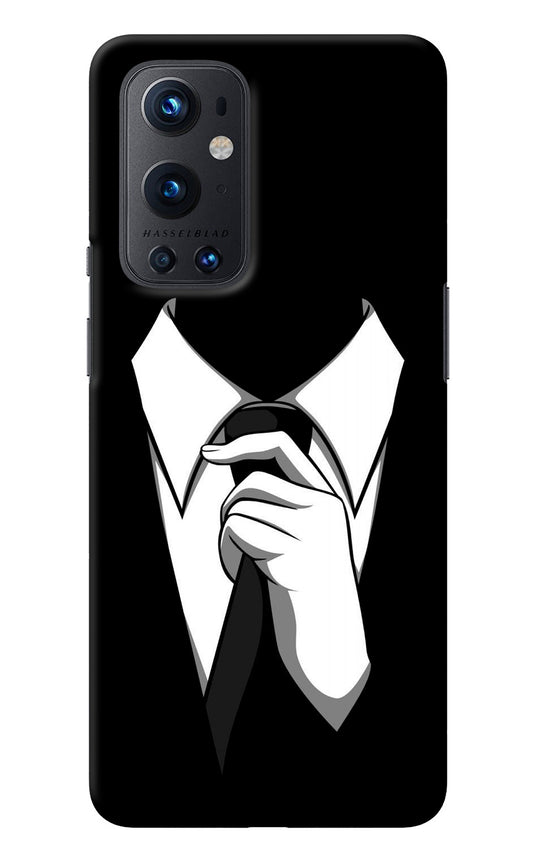 Black Tie Oneplus 9 Pro Back Cover