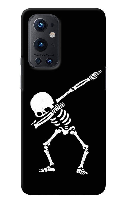 Dabbing Skeleton Art Oneplus 9 Pro Back Cover