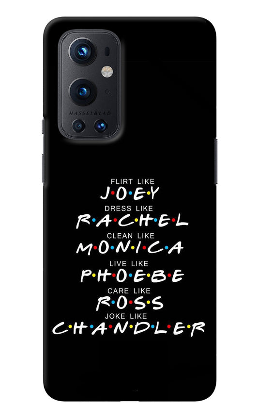 FRIENDS Character Oneplus 9 Pro Back Cover