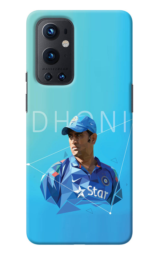 Dhoni Artwork Oneplus 9 Pro Back Cover