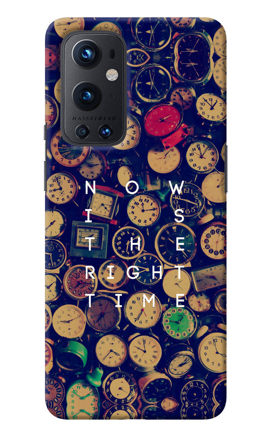 Now is the Right Time Quote Oneplus 9 Pro Back Cover