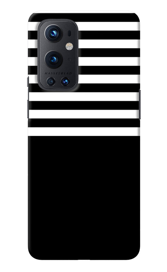 Black and White Print Oneplus 9 Pro Back Cover