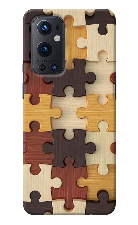Wooden Puzzle Oneplus 9 Pro Back Cover