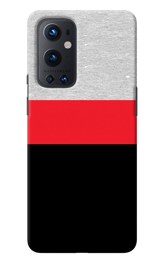 Tri Color Pattern Oneplus 9 Pro Back Cover