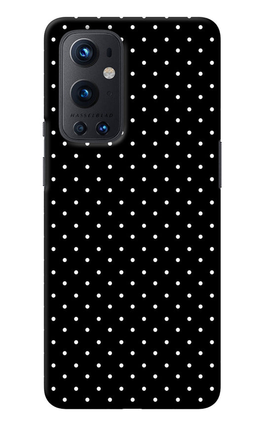 White Dots Oneplus 9 Pro Back Cover