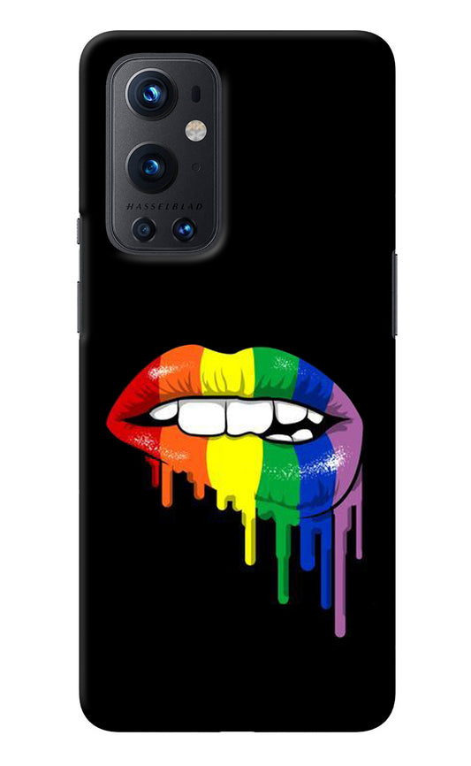 Lips Biting Oneplus 9 Pro Back Cover