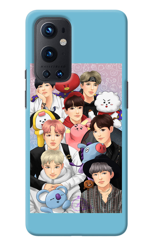 BTS with animals Oneplus 9 Pro Back Cover