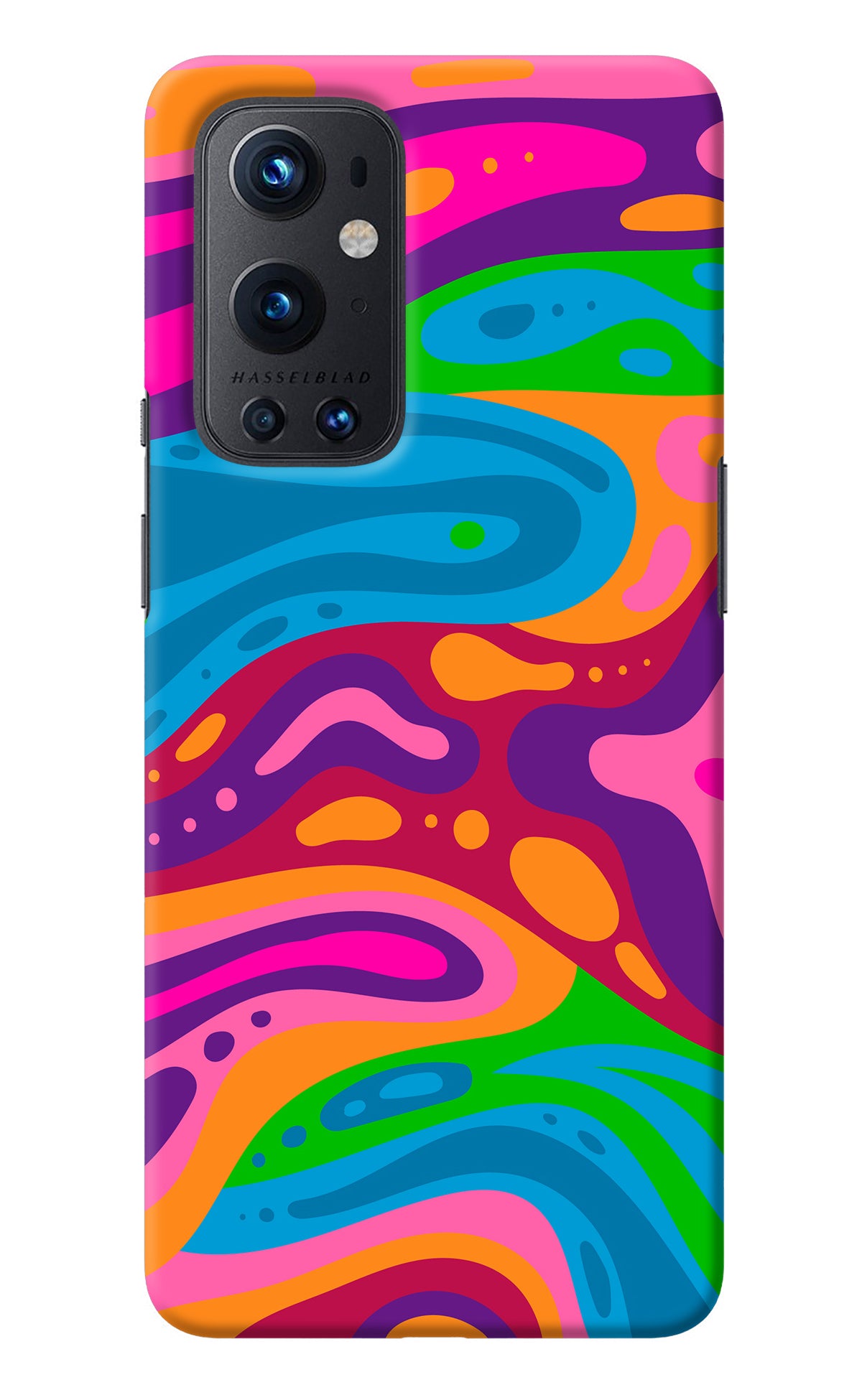 Trippy Pattern Oneplus 9 Pro Back Cover