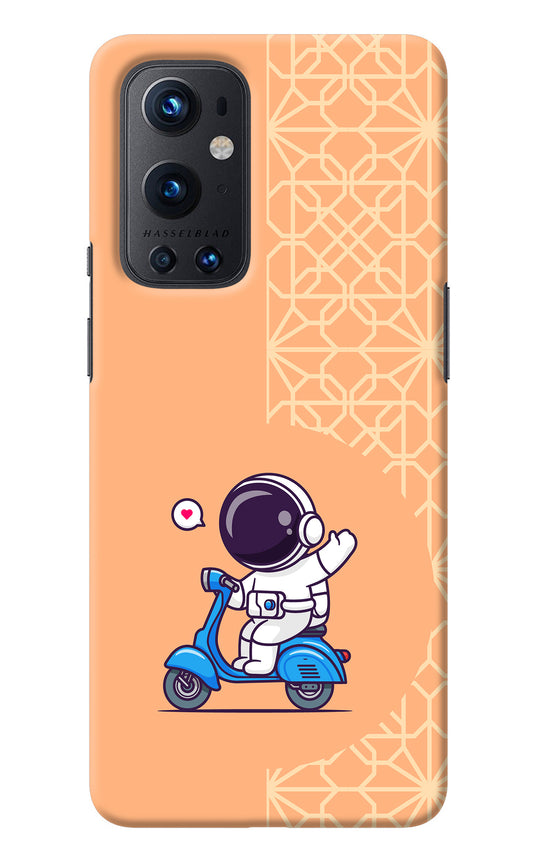 Cute Astronaut Riding Oneplus 9 Pro Back Cover