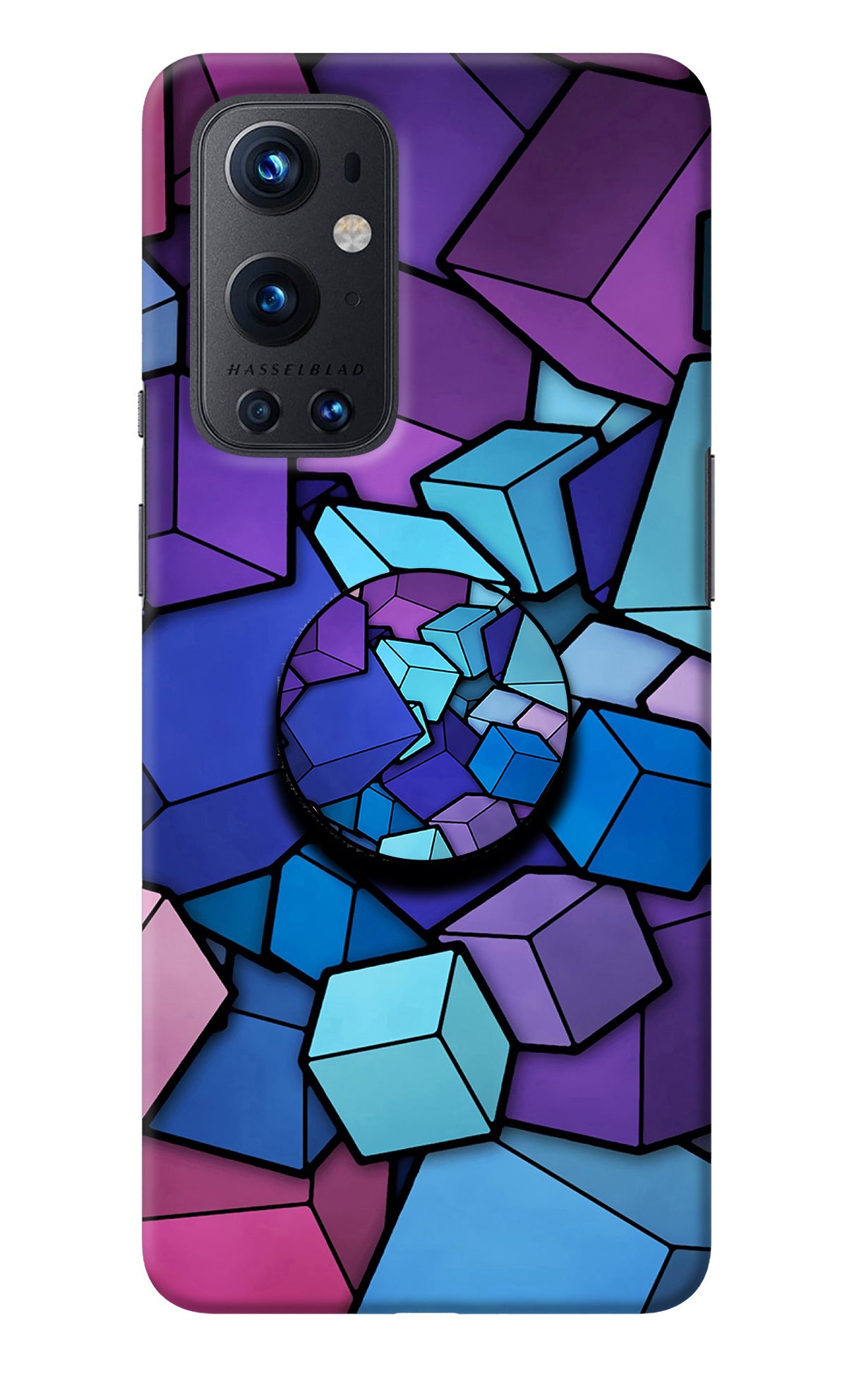 Cubic Abstract Oneplus 9 Pro Pop Case